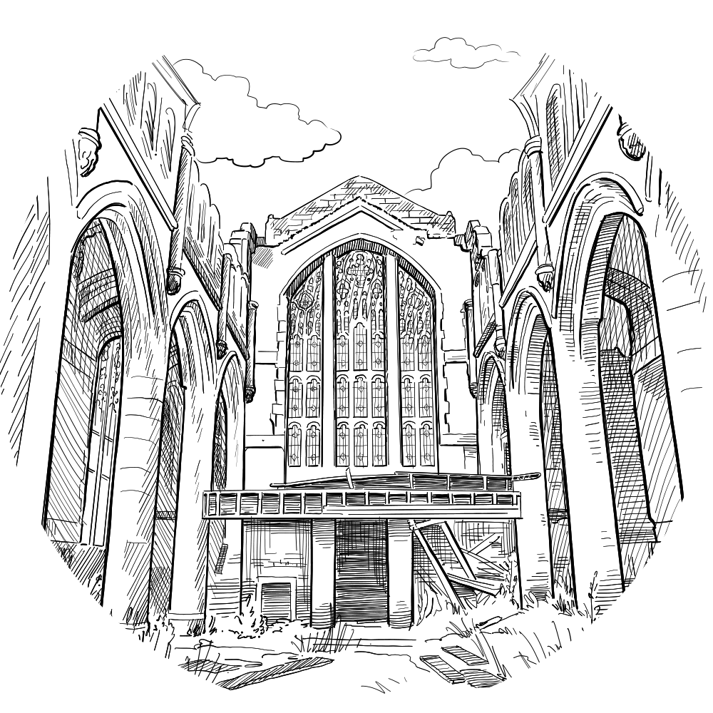 Cathedral of Ruins Illustration