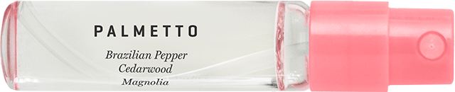 Palmetto fragrance sample